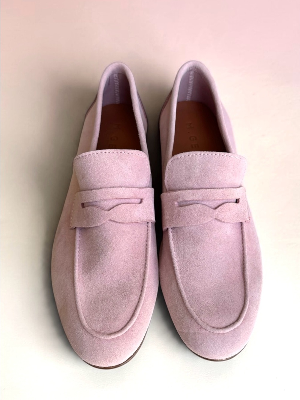 🆕 M.Gemi The Sacca Donna Pink Suede Loafers Flats